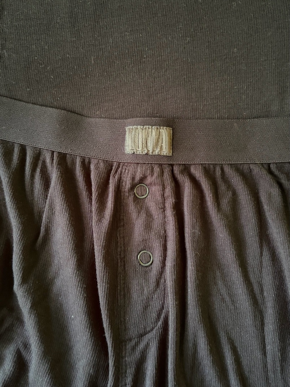 Lunya Soft Modal Rib Tee Short Set, M - Picture 8 of 14